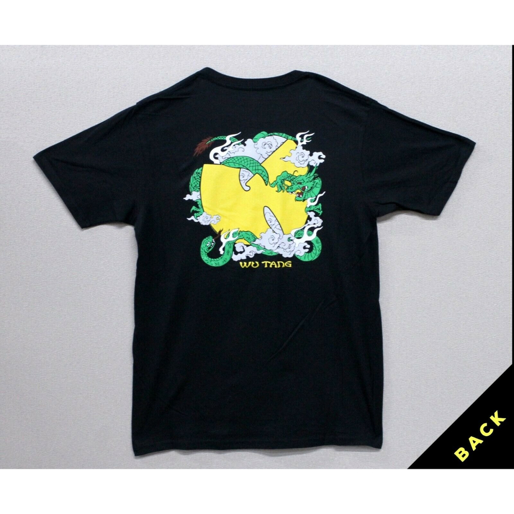 Wu-Tang Green Dragon Front and Back – Black